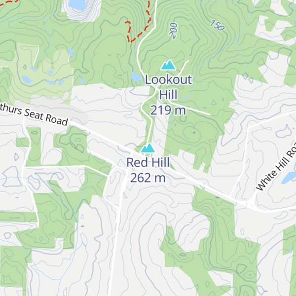 Map of Red Hill