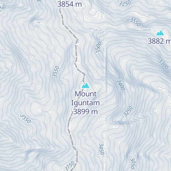 Map of Mount Iguntam