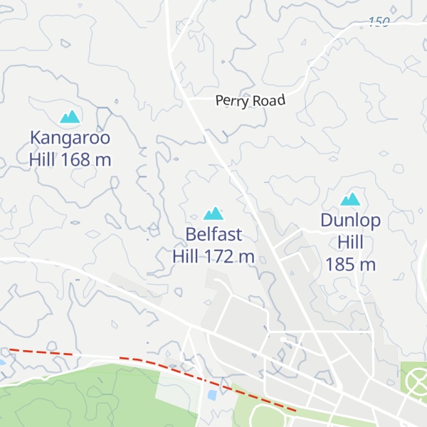 Map of Belfast Hill