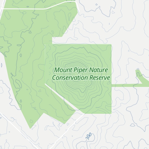 Map of Mount Piper
