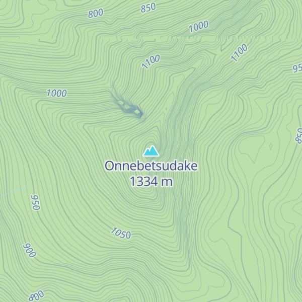 Map of Onnebetsudake