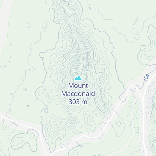 Map of Mount Macdonald