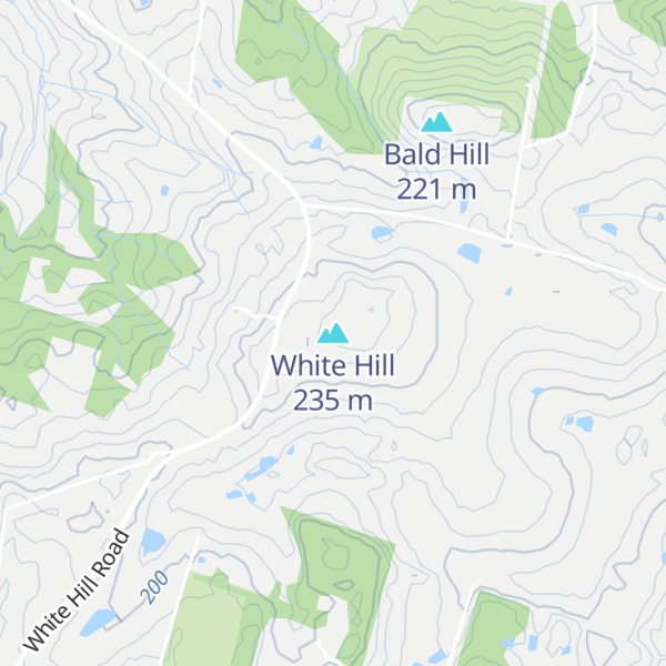 Map of White Hill