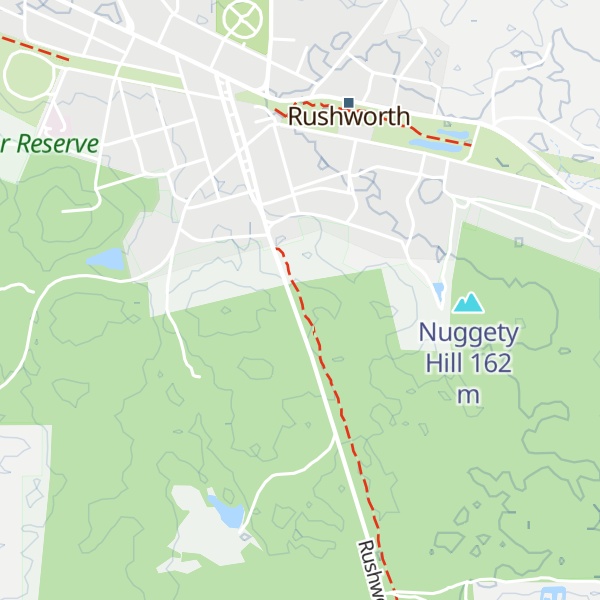 Map of Specimen Hill