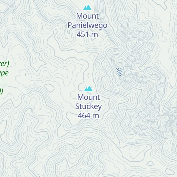 Map of Mount Stuckey