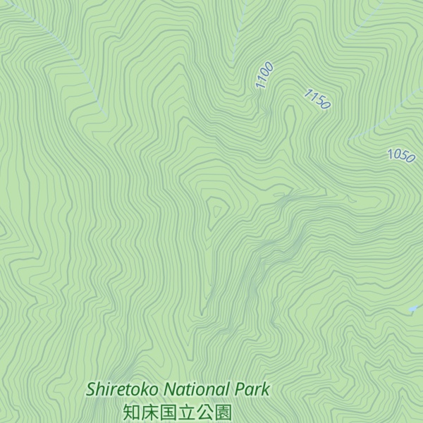 Map of Mt. Chinishibetsu