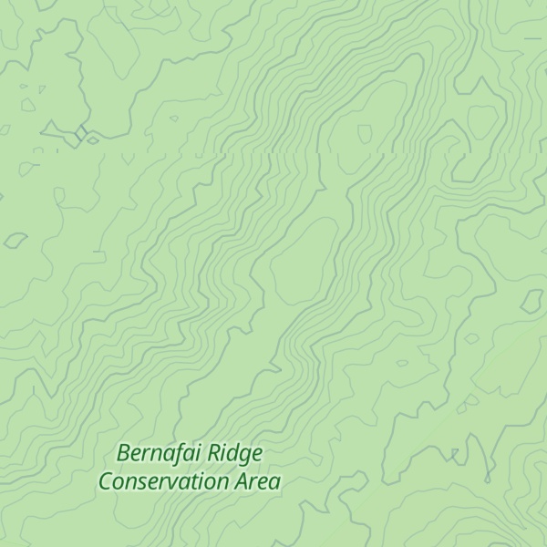 Map of Bernafai Ridge