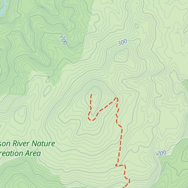 Map of Mount Donaldson