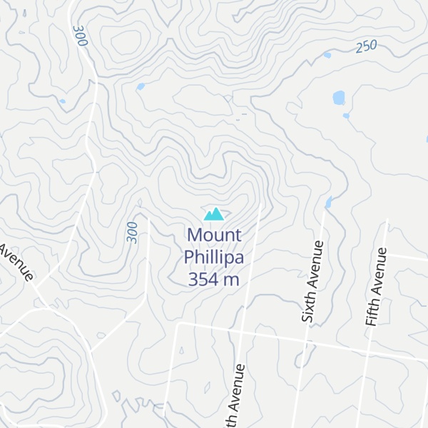 Map of Mount Phillipa