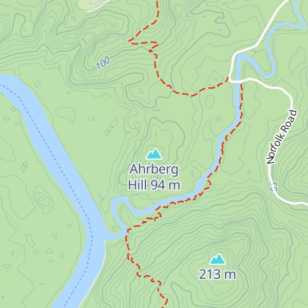 Map of Ahrberg Hill