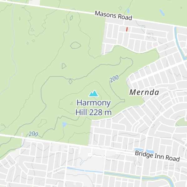 Map of Harmony Hill