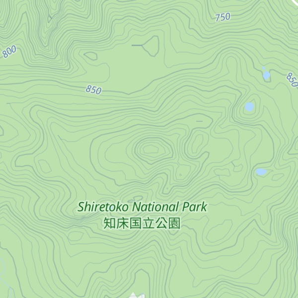 Map of Tenchō Yama