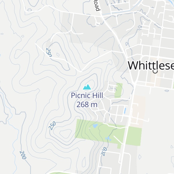 Map of Picnic Hill