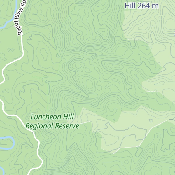 Map of Red Hat Hill
