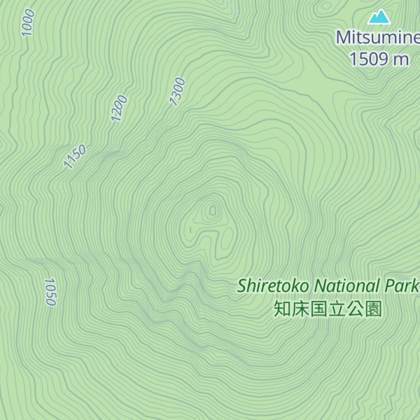 Map of Rausu Dake