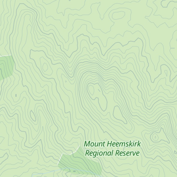 Map of North Heemskirk Spur