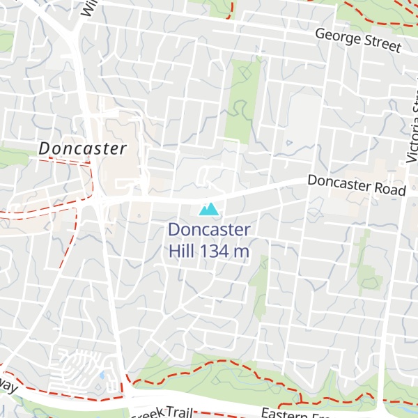 Map of Doncaster Hill