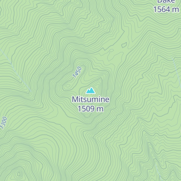 Map of Mitsumine