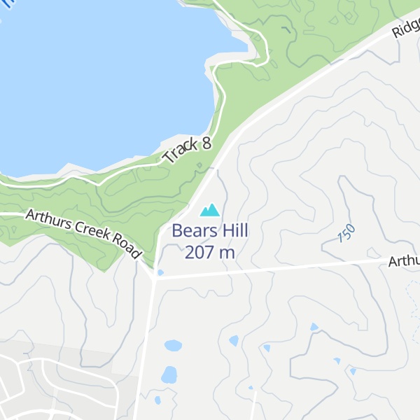 Map of Bears Hill