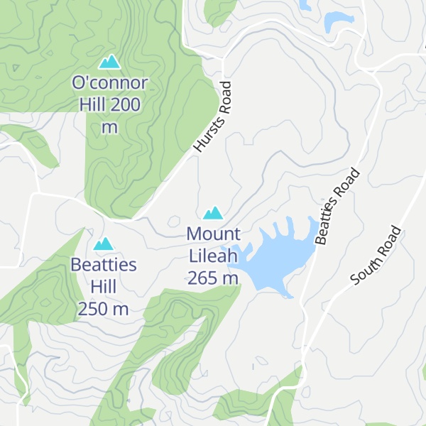 Map of Mount Lileah