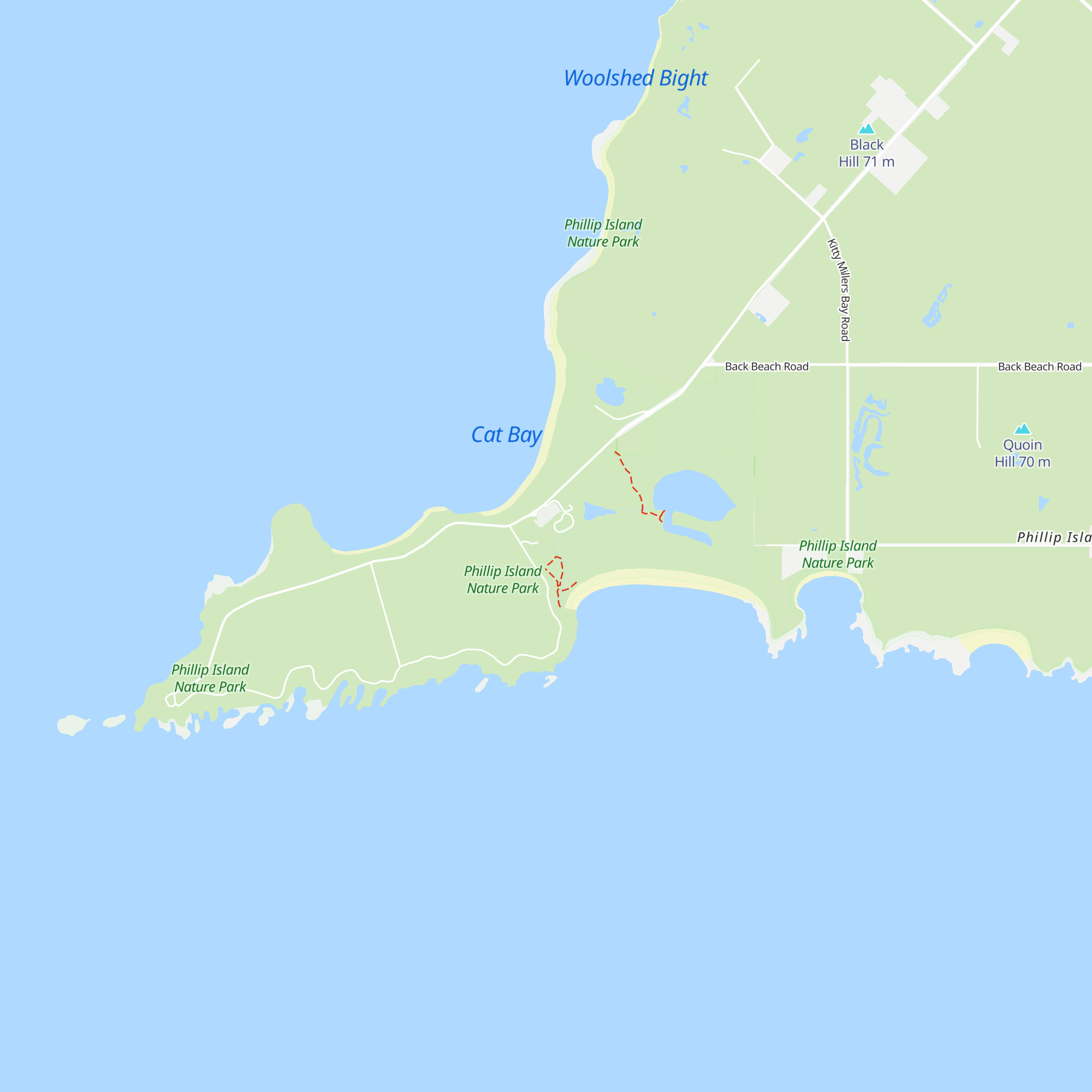 Penguin Parade Visitor Centre map