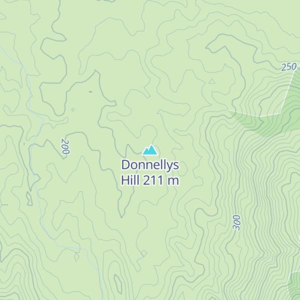 Map of Donnellys Hill