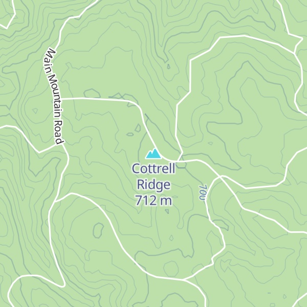 Map of Cottrell Ridge