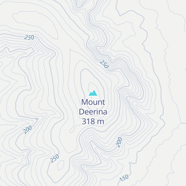 Map of Mount Deerina