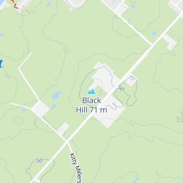 Map of Black Hill
