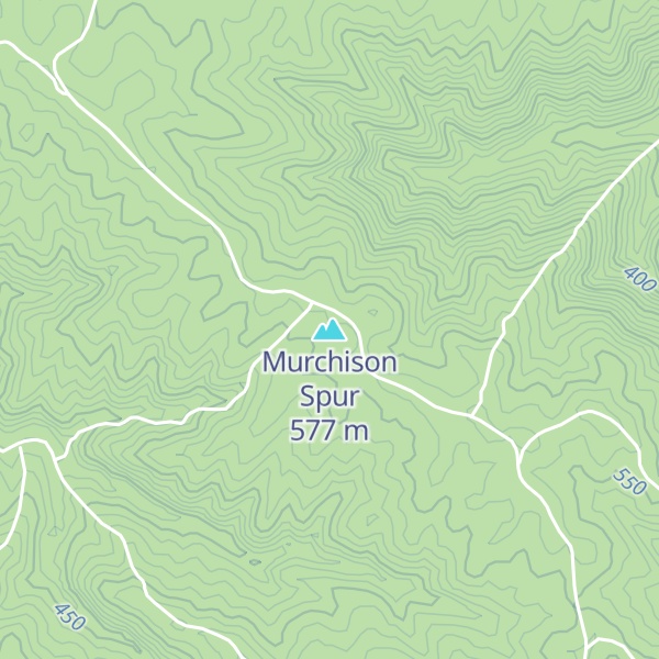 Map of Murchison Spur
