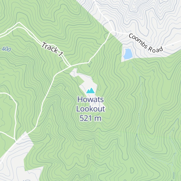 Map of Howats Lookout