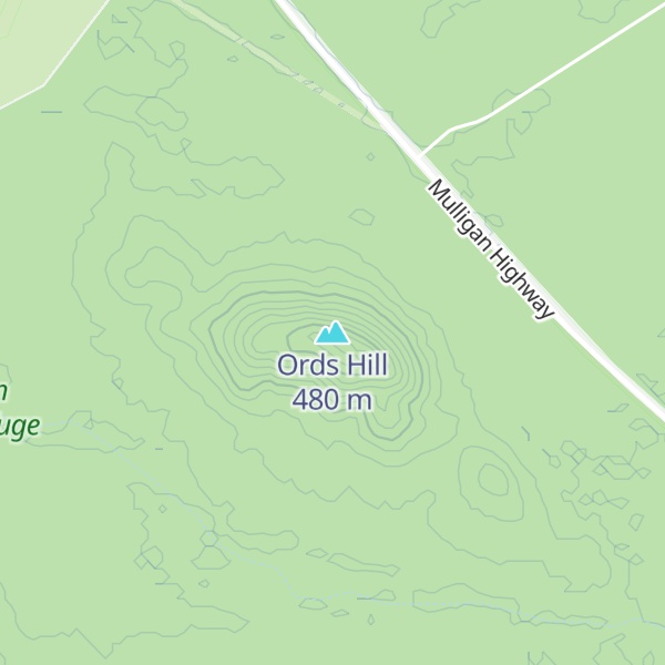Map of Ords Hill
