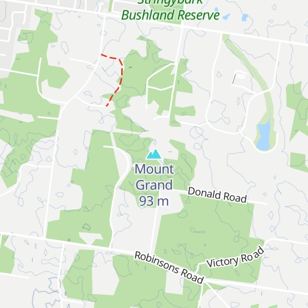 Map of Mount Grand