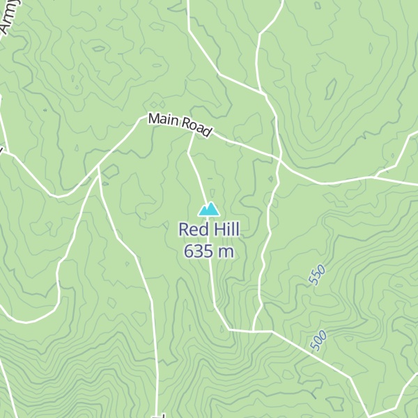 Map of Red Hill
