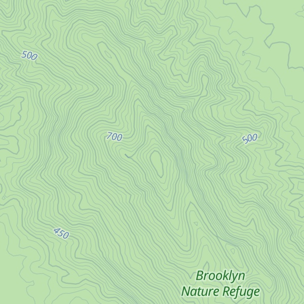 Map of Lighthouse Mtn