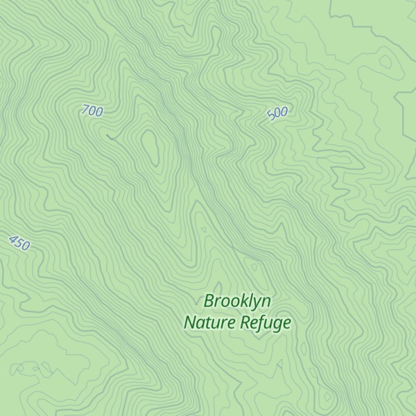 Map of Lighthouse Mountain
