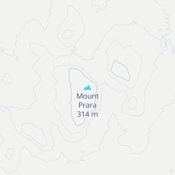 Map of Mount Prara