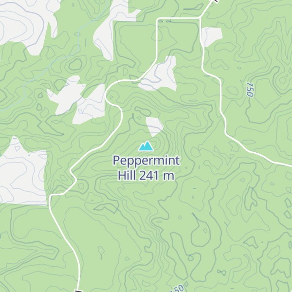 Map of Peppermint Hill