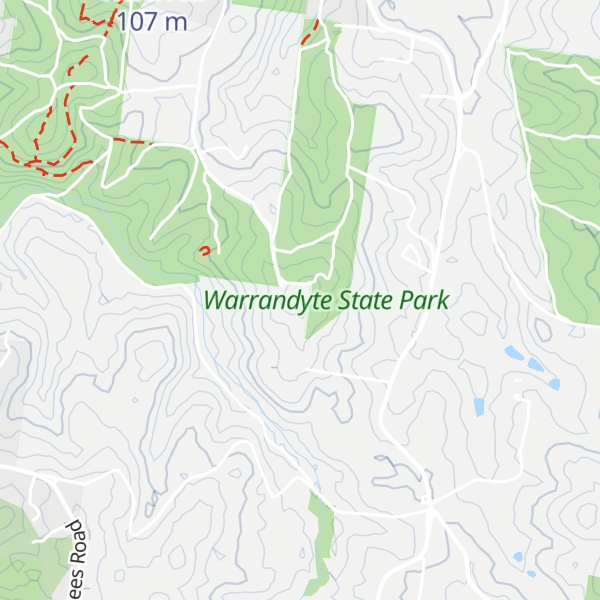 Map of South (Fifth) Hill