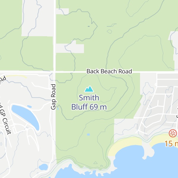 Map of Smith Bluff