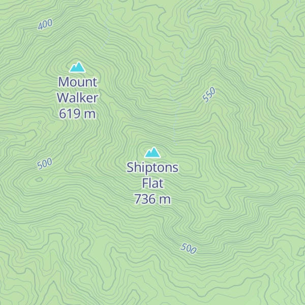 Map of Shiptons Flat