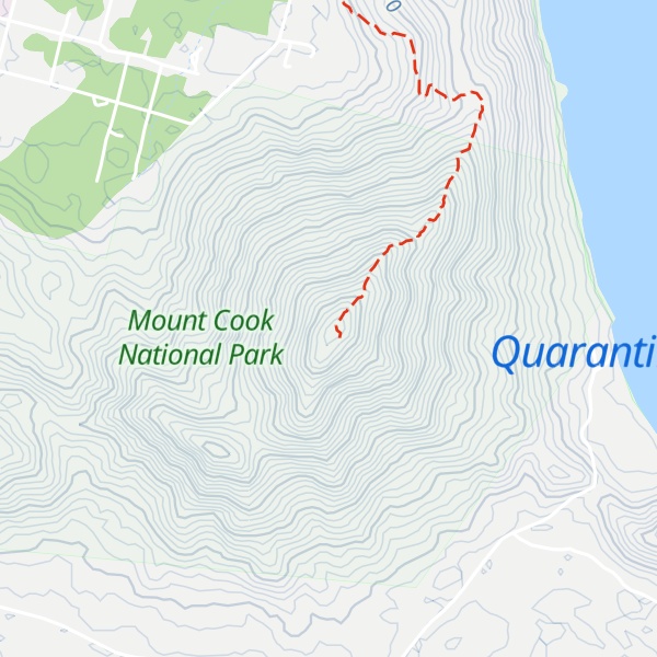 Map of Mount Cook