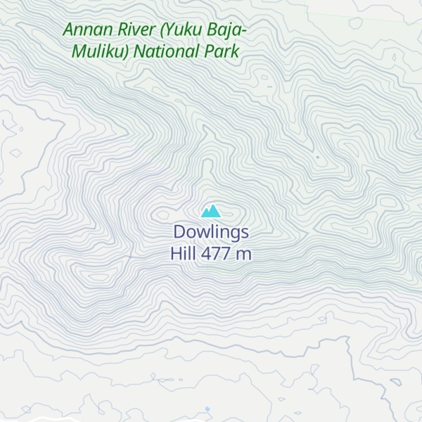 Map of Dowlings Hill