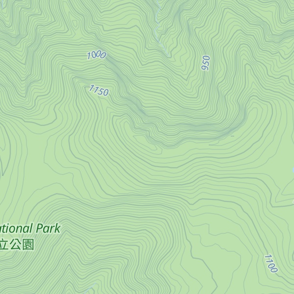 Map of Mt. Shiretoko