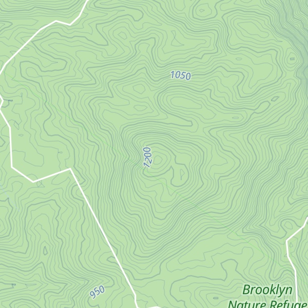 Map of Mount Lewis