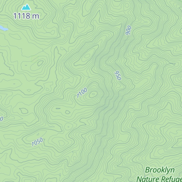 Map of Mount Fraser
