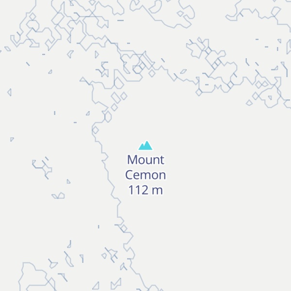 Map of Mount Cemon