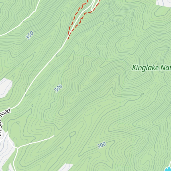 Map of Bowden Spur