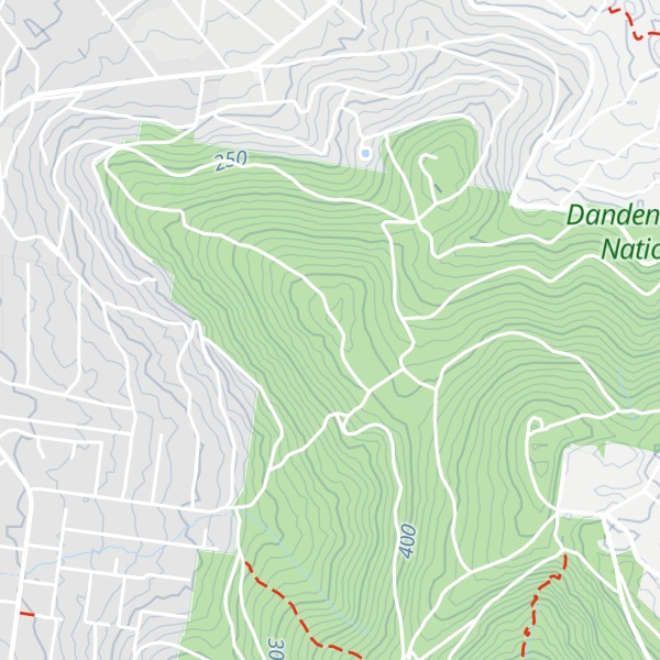 Map of Chandlers Hill