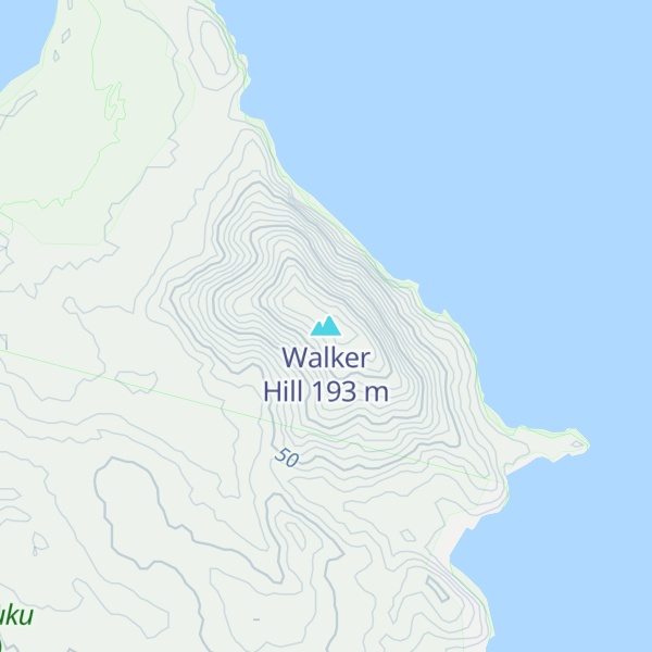 Map of Walker Hill